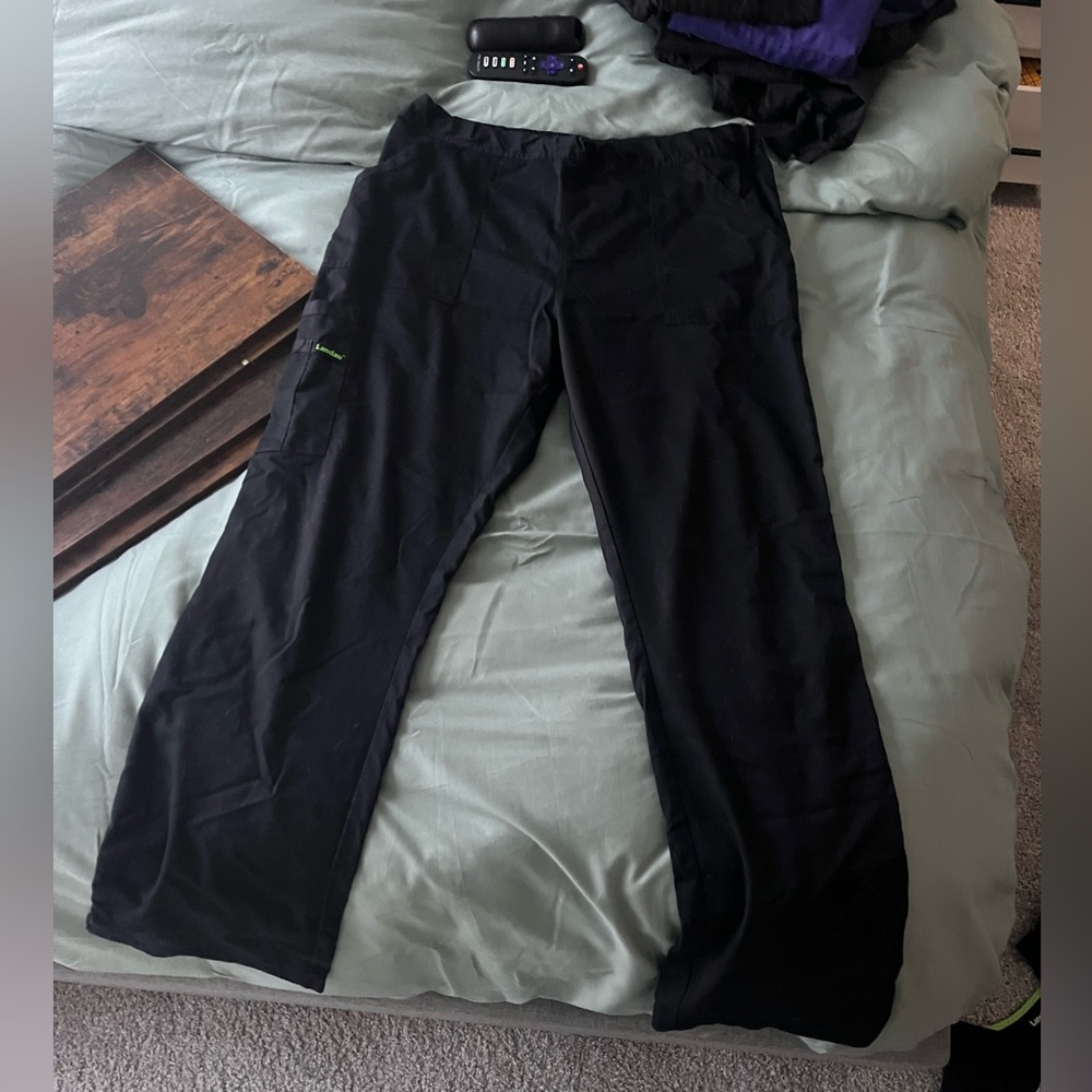 Black Scrub Pants